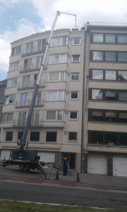 Heiskraan voor appartement